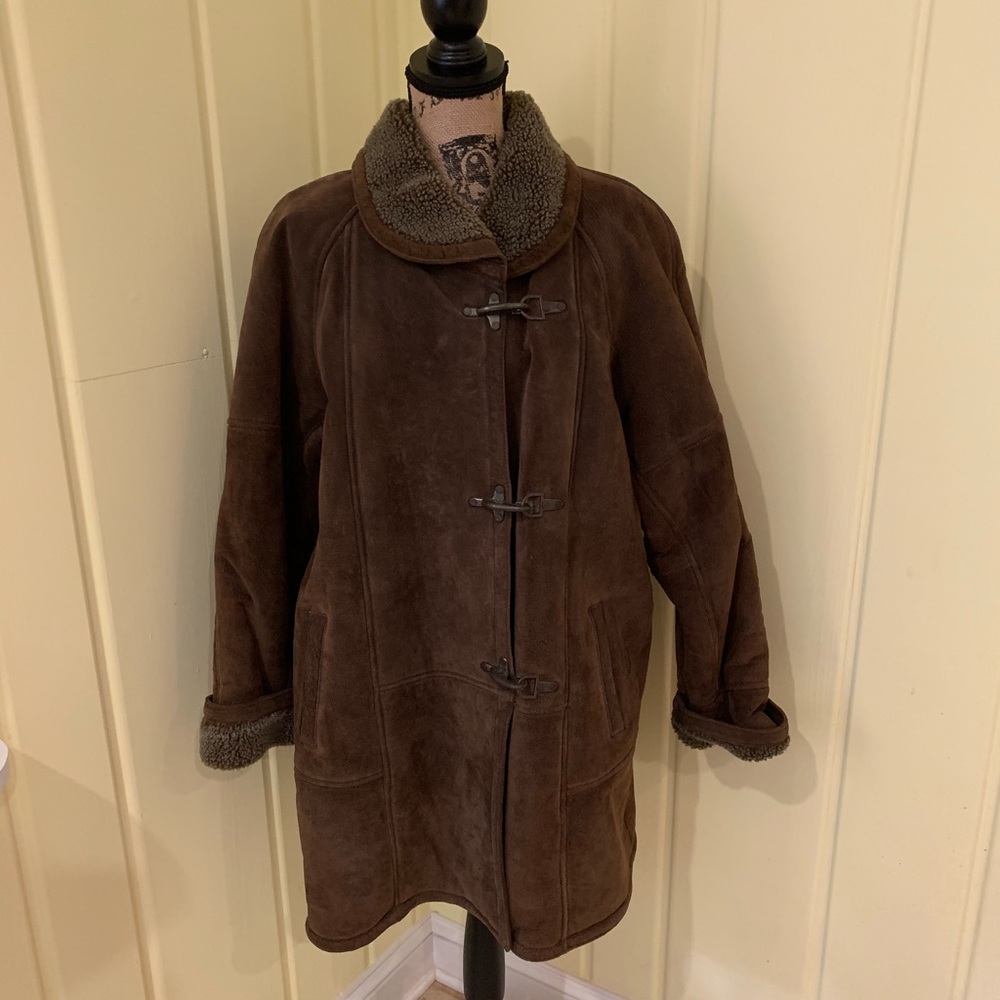 Pig Split Suede Winter Jacket - image 2
